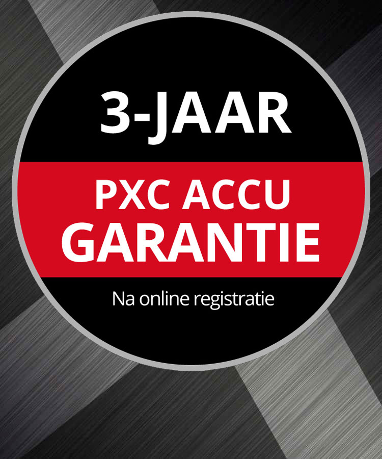 Round Warranty Logo with the text "3-Year Battery Warranty, upon Online Registration" on a grey background.